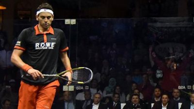 الشوربجي يفوز على بطل كولومبيا في السلسلة العالمية للإسكواش