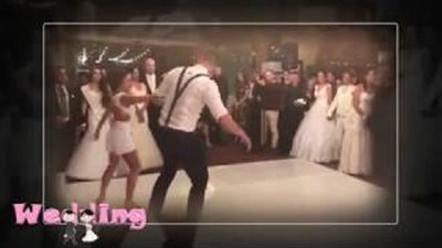 بالفيديو.. عروس تنزع فستانها وتخطف الأضواء برقصة مذهلة