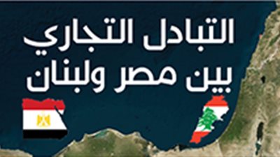 التبادل التجاري بين مصر ولبنان