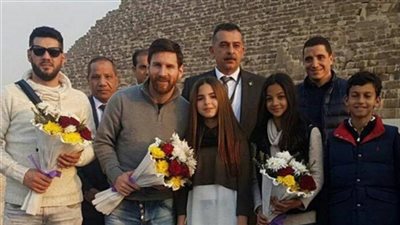 ميسي: رأيت التاريخ داخل الأهرامات وكانت لحظة رائعة