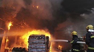 السيطرة على حريق في مخازن الغلال بميناء بورسعيد غرب