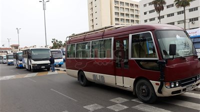 توفير 42 سيارة لنقل قوات تأمين مقار الانتخابات في بورسعيد (صور)