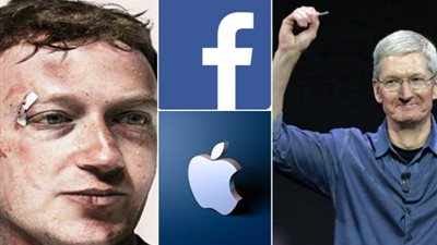 «أبل» تتوعد فيس بوك بإجراءات وقائية