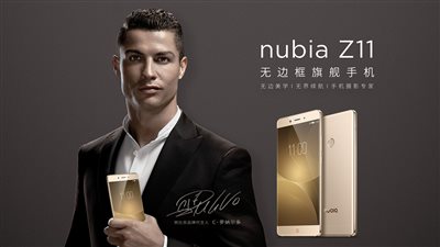 رسميا.. ZTE تسبق أبل في Nubia Z11 وتختار رونالدو واجهتها