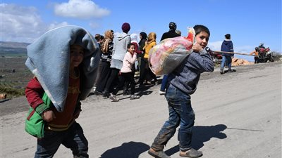 مغادرة 105 آلاف سوري من الغوطة منذ بداية الهدنة