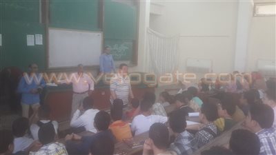 بالصور.. بدء المجموعات المجانية للشهادة الإعدادية في الفيوم