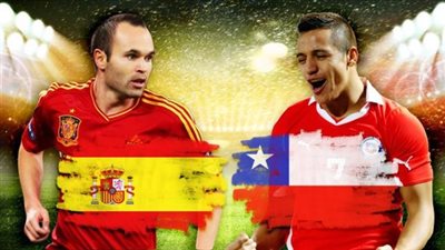 تشيلي تواجه إسبانيا بالقوة الضاربة