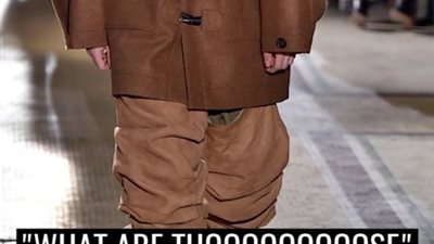 أغرب أحذية الرجال برقبة عالية (فيديو)