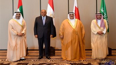 وزراء خارجية الرباعي العربي يبحثون استفزازات قطر الأخيرة
