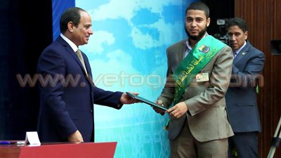 8 صور ترصد مشاركة السيسي في احتفالية «الأوقاف» بليلة القدر