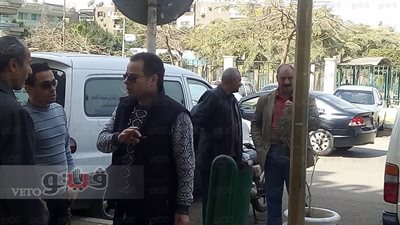 بالصور.. صبحي خليل يصل مسجد الصديق لوداع صلاح رشوان