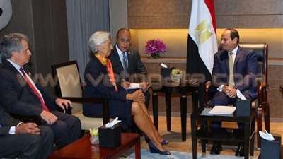 السيسي يبحث الاتفاق المبدئي بين مصر وصندوق النقد الدولي
