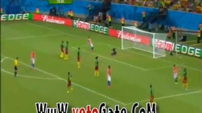 بالفيديو..الكاميرون تودع مونديال البرازيل بـ