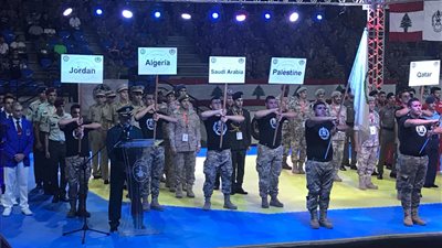 افتتاح البطولة العربية العسكرية السابعة للتايكوندو بلبنان (صور)