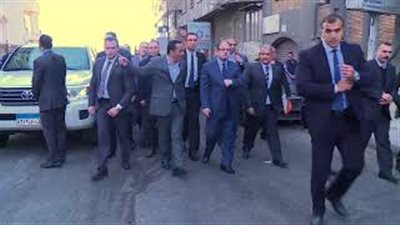 وزير الداخلية يعاين موقع محاولة اغتيال مدير أمن الإسكندرية (فيديو)