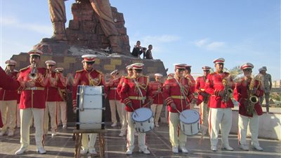 الفرقة الموسيقية بالجيش الثالث تحتفل بعيد تحرير سيناء