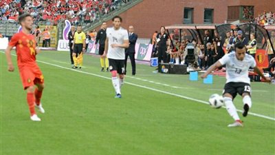 تريزيجيه يهدر فرصة هدف لصالح مصر أمام بلجيكا (فيديو)