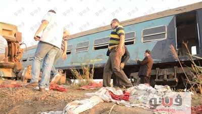 النقل تستعين بـ«لجان هندسية» لمعاينة قضبان موقع حادث الإسكندرية