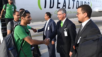 بعثة منتخب السعودية تصل ألمانيا قبل مواجهة الماكينات وديا (صور)