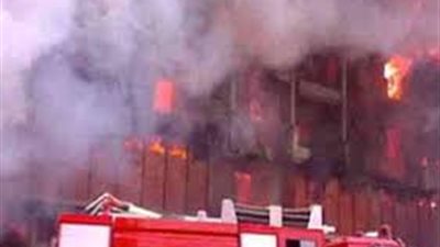 حريق بمستشفى منيا القمح في الشرقية