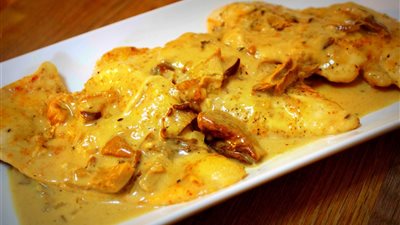 طريقة إعداد «كردون بلو بالوايت صوص»