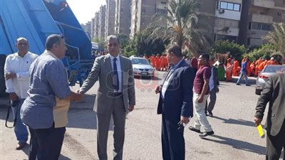 تدشين منظومة نظافة جديدة بحي شرق مدينة نصر (صور)
