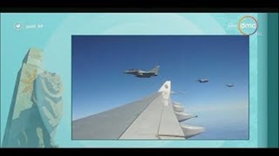 بالفيديو.. لحظة استقبال مقاتلات الرافال لطائرة السيسي في سماء فرنسا