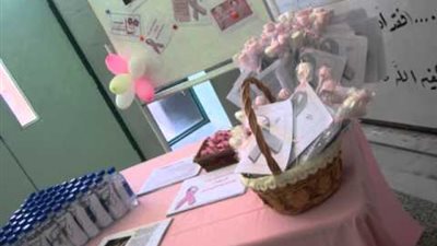 طلاب مدرسة شهداء بورسعيد يتبرعون لحملة التوعية ضد السرطان