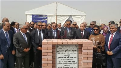 وزيرا النقل والبترول يضعان حجر الأساس لرصيف تصدير اليوريا بدمياط