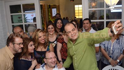 إيناس النجار وشمس والمخرج علي رجب في سحور هايدي سليم