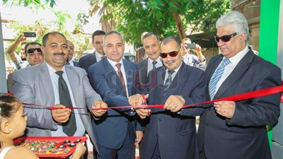 رئيس البريد يفتتح مكتب روض الفرج بعد تطويره