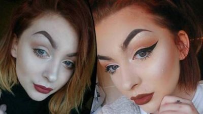 بالصور.. شاهد ماذا فعل شاب بعد رؤية حبيبته بدون مكياج