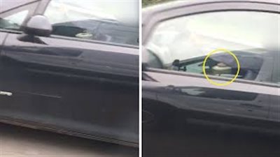 مشهد صادم لسائق يدق على طبلة أثناء القيادة (فيديو)