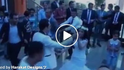 بالفيديو.. عروس تتفوق على عريسها بالرقص على المهرجانات