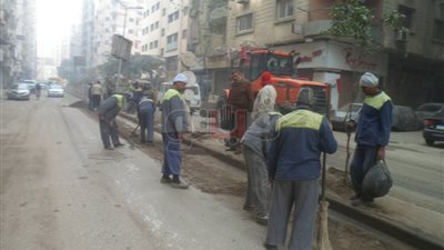 رفع كفاءة النظافة بشوارع أحياء الهرم والعمرانية وبولاق الدكرور