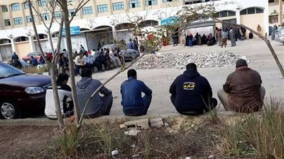 وقفة احتجاجية لموظفي التغذية المدرسية للمطالبة بتثبيتهم في دمياط