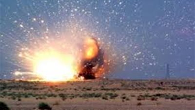 انفجار لغم على طريق 