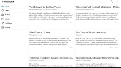 احفظ ملفاتك بسهولة مع Instapaper من جوجل بلاي