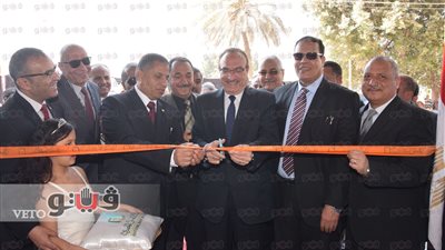 بالصور.. محافظ بني سويف يفتتح المقر الجديد لفرع البنك الأهلي بالواسطى