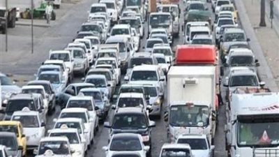 كثافات مرورية متوسطة بمطلع كوبري التعمير