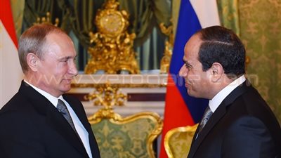 حديث ودى بين السيسي وبوتين على مأدبة عشاء الرئيس الصيني