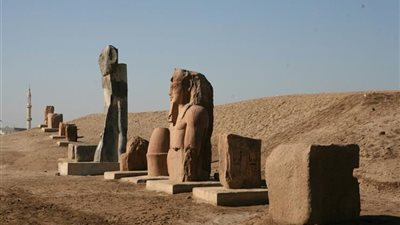 تفاصيل رفع ١٠٠ كتلة حجرية أثرية بمنطقة صان الحجر بالشرقية