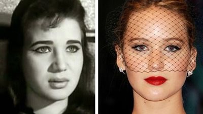 بالصور.. 9 فنانين يشبهون في أشكالهم «نجوم الزمن الجميل»