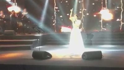 بالفيديو.. شيرين تداعب وائل كفوري: «أنت فتى أحلامي»