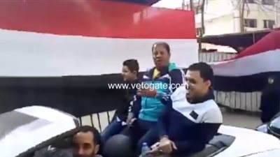 عبد الباسط حمودة يدلي بصوته في لجنة بحدائق القبة