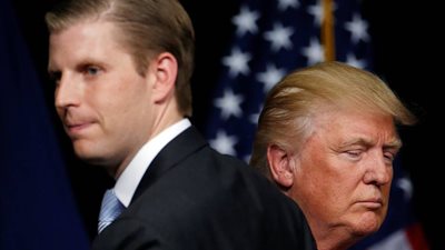 نجل ترامب ينشر صورة بطاقته الانتخابية.. ويؤكد: نحترم النتيجة