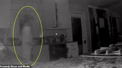 امرأة ترصد «عفريت ابنها» في المطبخ (صور)