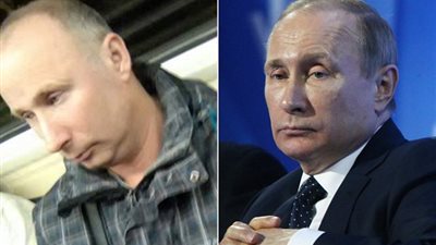 بالصور.. ظهور شبيه جديد لـ«بوتين» في محطة مترو موسكو