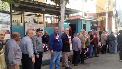 معلمو حلوان يتوافدون على اللجان للإدلاء بأصواتهم في انتخابات الرئاسة