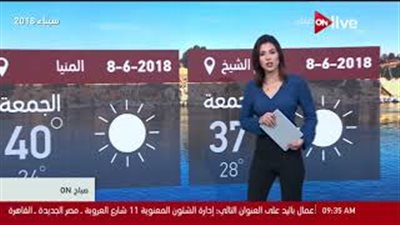 الأرصاد: استمرار الموجة الحارة.. والعظمى في القاهرة 40 (فيديو)